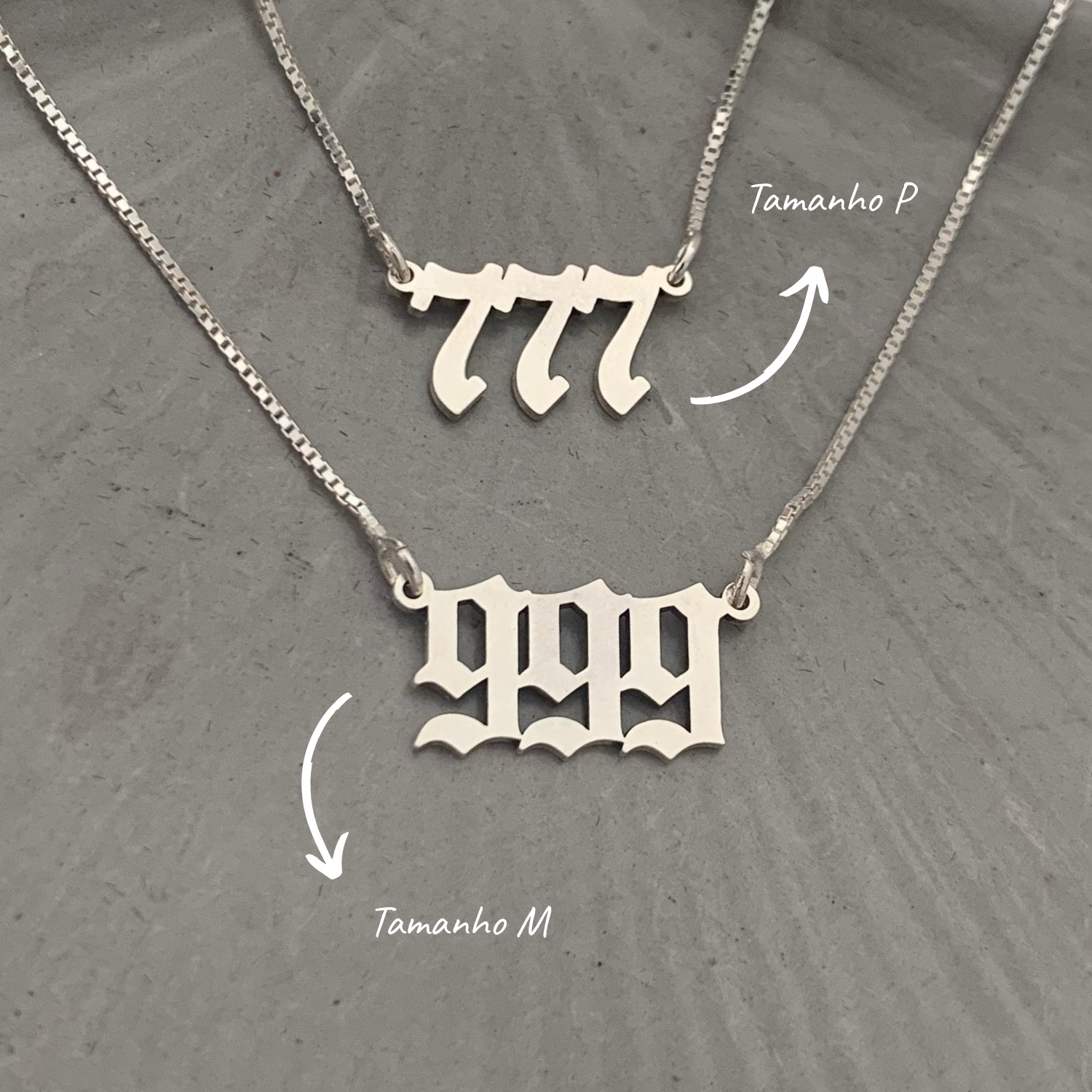 Colar Personalizado Angel Number