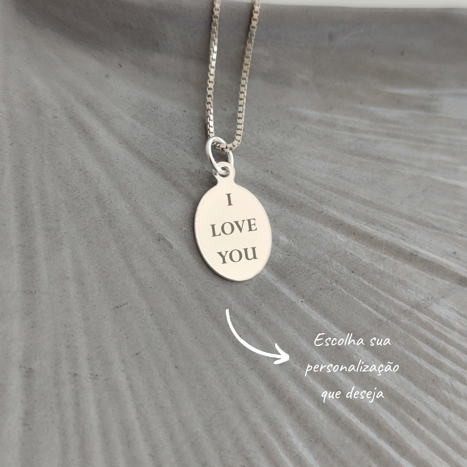 Plaquinha Oval Personalizada