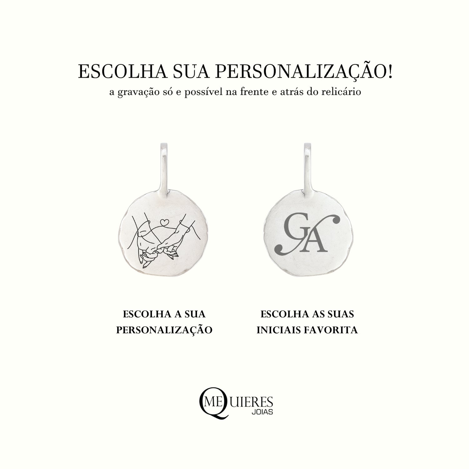 Plaquinha Redonda Personalizada