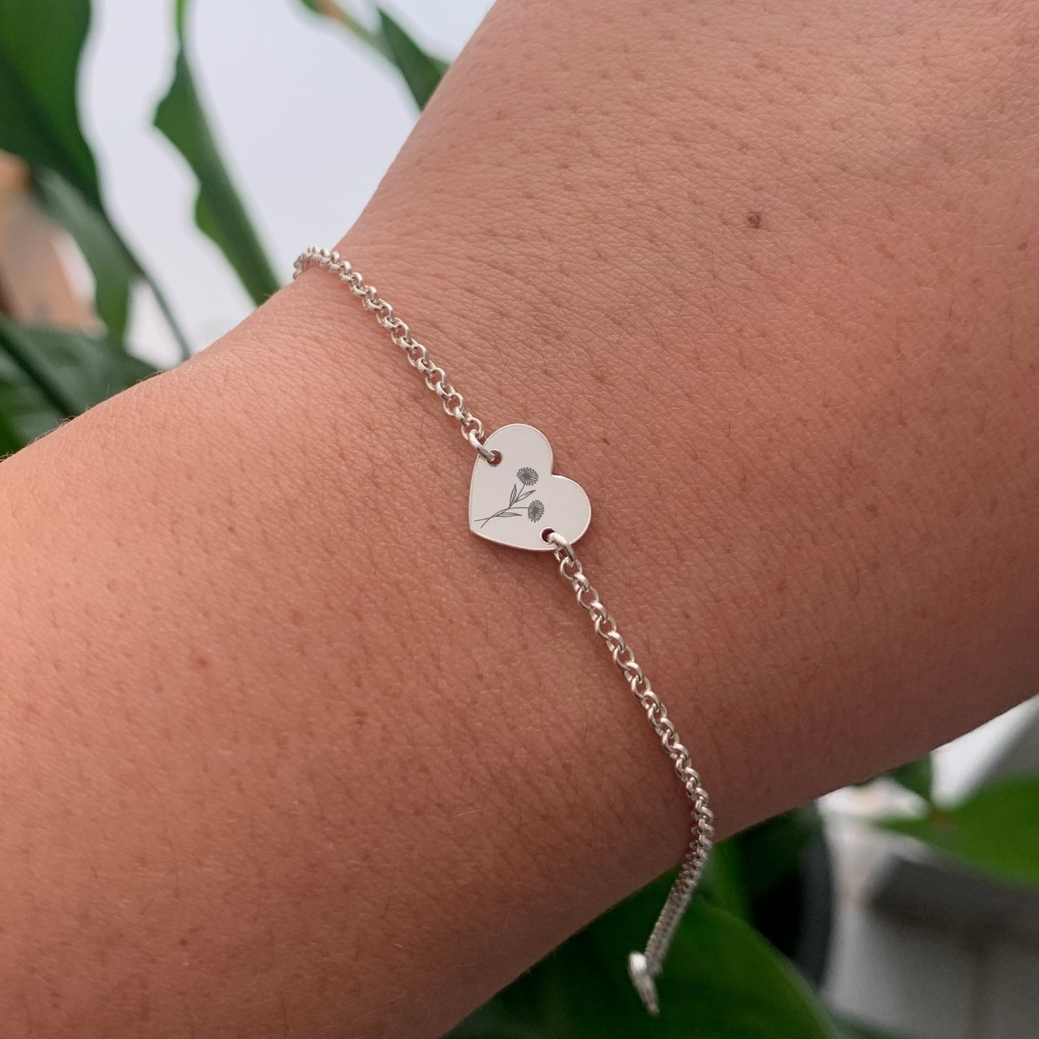Pulseira de Coração Personalizada